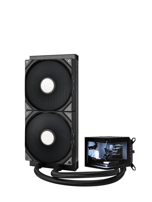 TRYX PANORAMA 280mm AIO Liquid Cooler Svart
