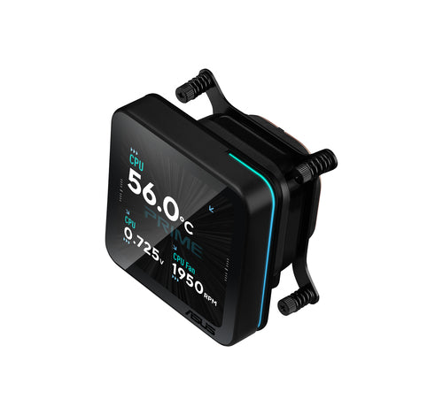 ASUS PRIME LC II 360 ARGB LCD – set skråt forfra (vinkel 6)