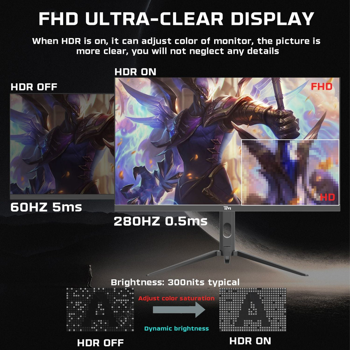 TWISTED MINDS SUPREME SERIES FLAT 27" FHD - 280HZ