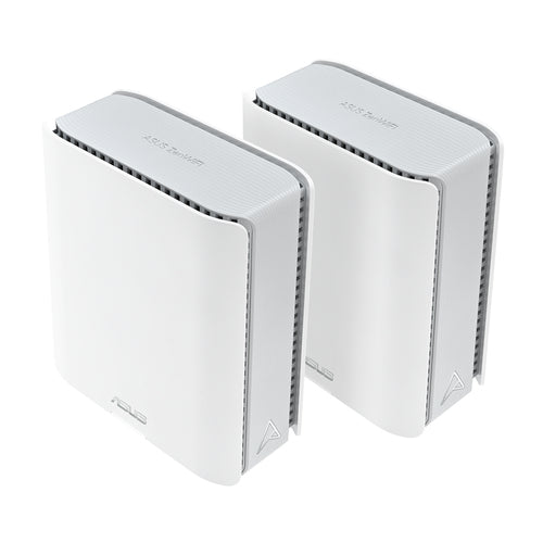ASUS ZenWiFi BT8 (2-pack) – vist i en samlet opsætning (vinkel 3)