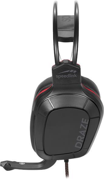 SpeedLink DRAZE Gaming Headset - För PC/PS5/PS4/Xbox SeriesX/S/Switch, Svart