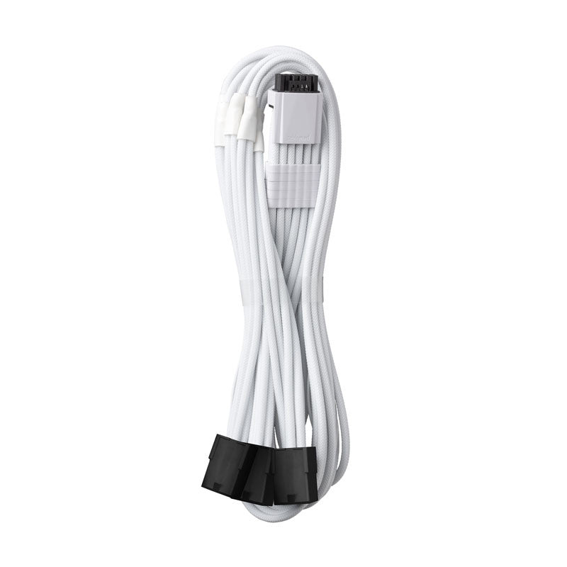 CableMod Pro ModMesh 12VHPWR Till 3x PCI-e-kabel - 45cm, Vit
