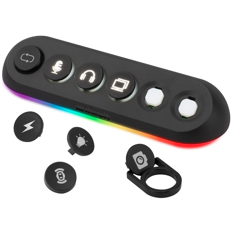 Streamplify HUB DECK 5 Slot, RGB, 12V - Svart
