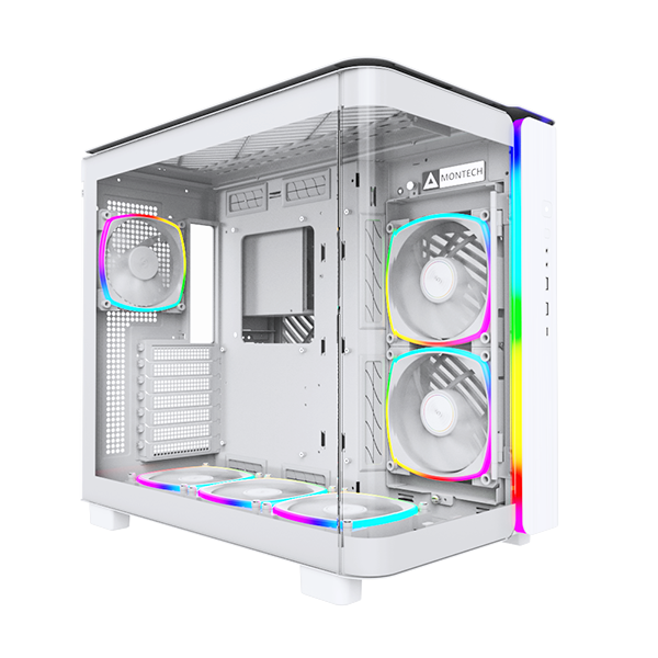 Montech King 95 Pro Vitt Böjt Glas