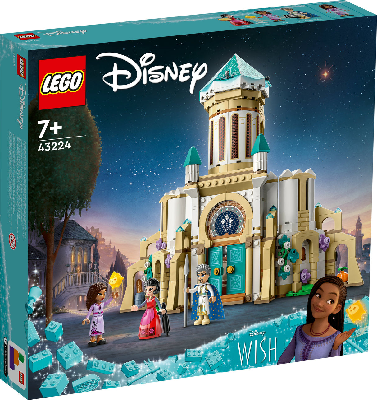 LEGO 43224 Disney Wish King Magnificos Castle, Byggleksaksväska