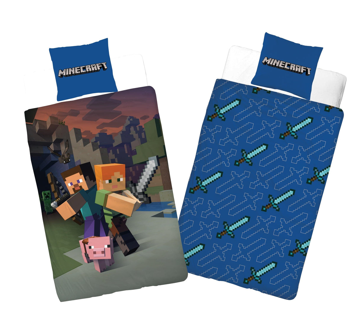 Sängkläder - Minecraft (140 X 200 Cm)