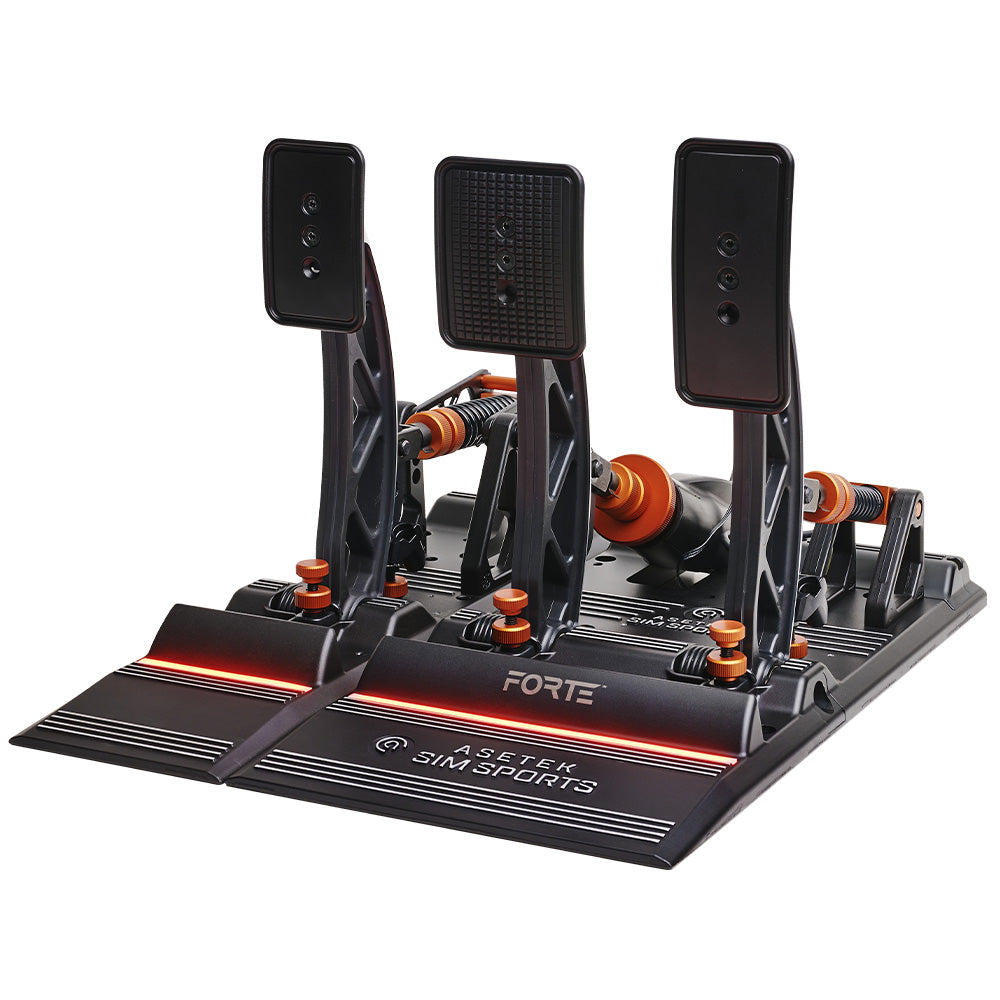 Asetek Forte Sim Racing Pedaler Broms Och Gas