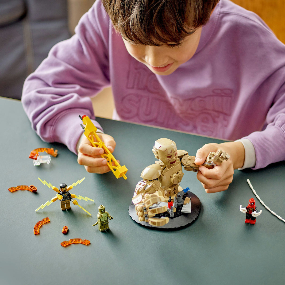 LEGO 76280 Marvel Super Heroes Spider-Man Vs. Sandman: Showdown, Building Toy