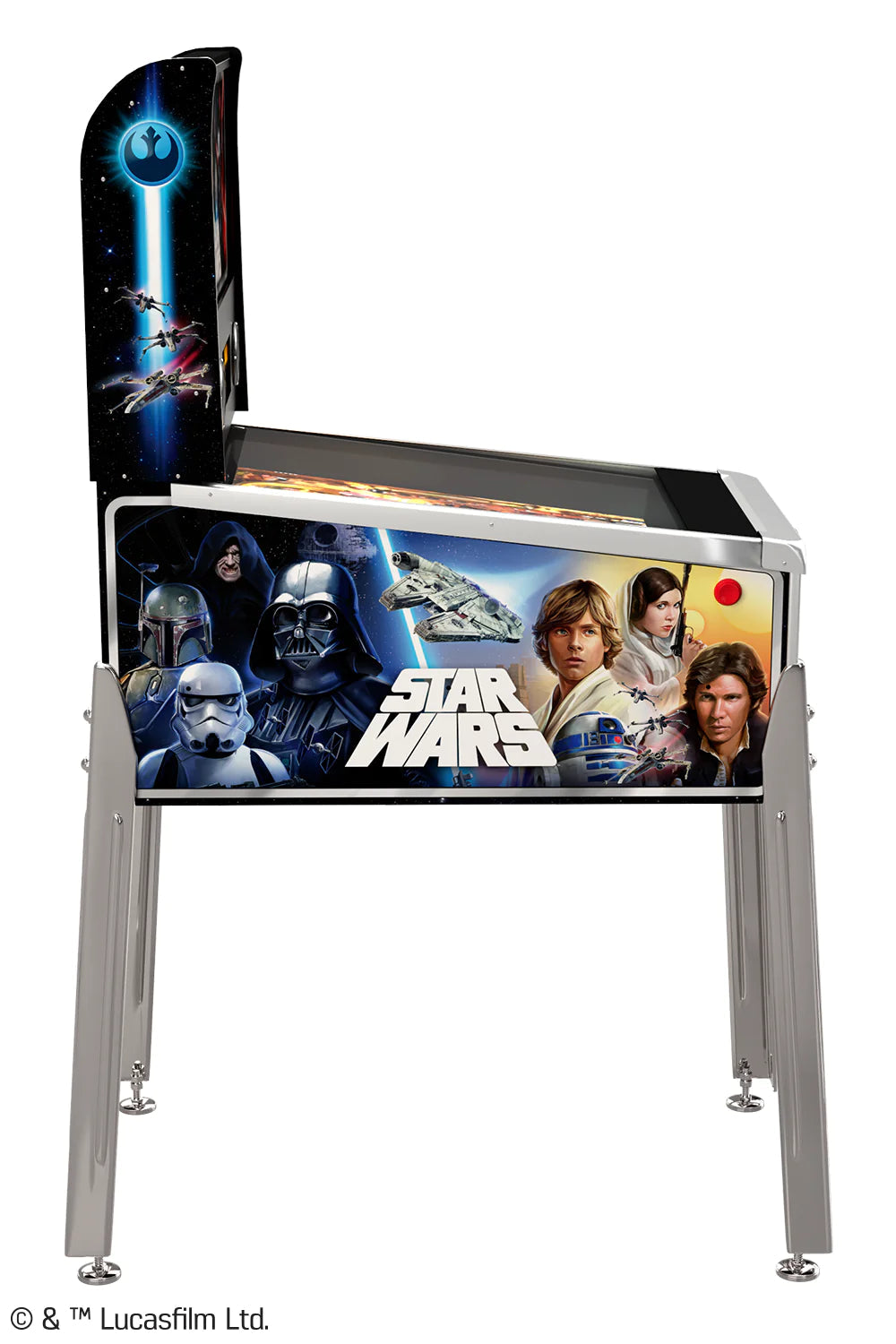 ARCADE 1 Up Star Wars Pinball Machine