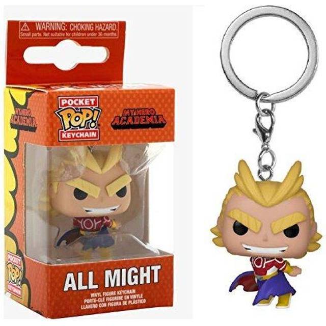 Funko POP! My Hero Academia All Might Silver Age Pocket Keychain (4 Cm)