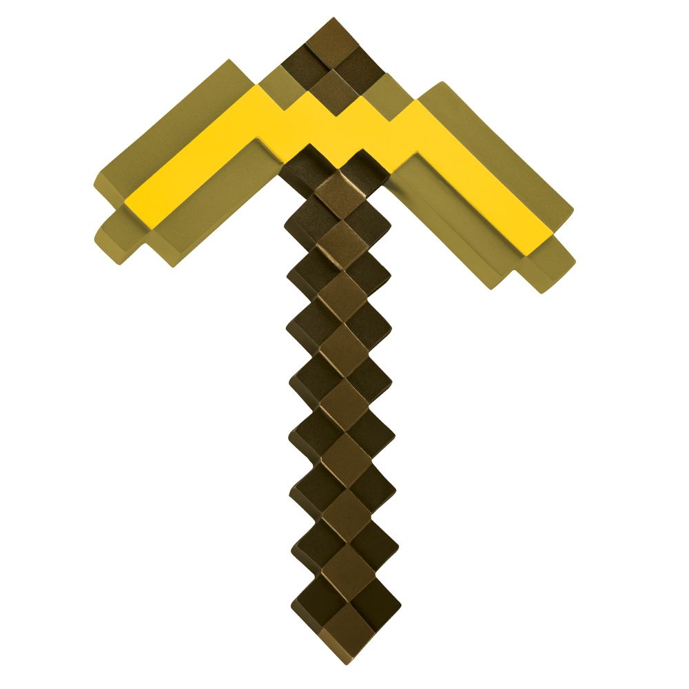 Förklädnad - Minecraft Gold Pickaxe (112299)