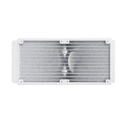 PC vand køling AiO Darkflash TR240 RGB 2x 120x120 (hvid) Darkflash
