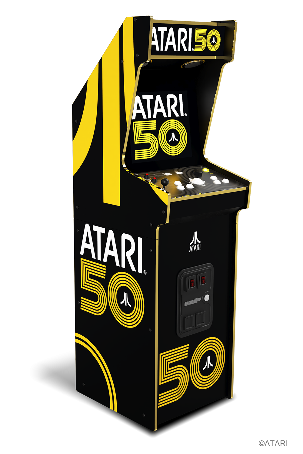 ARCADE 1 UP ATARI 50-årsjubileum DELUXE ARCADE MACHINE - 50 SPEL I 1