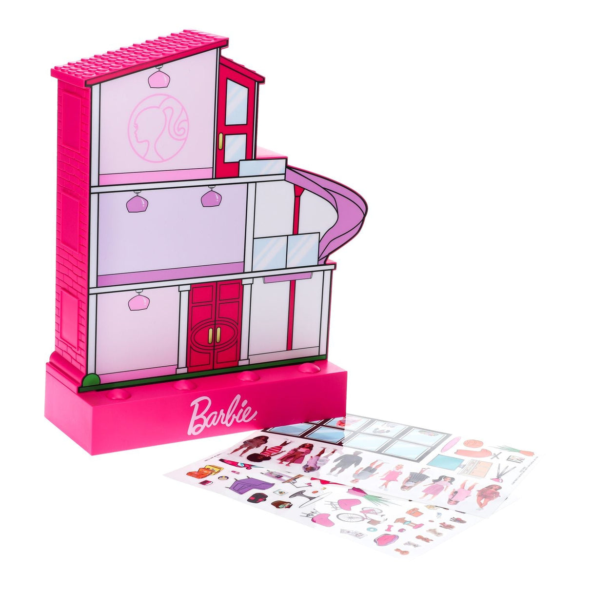 BARBIE DREAMHOUSE LJUS MED KLISTERMÄRKE