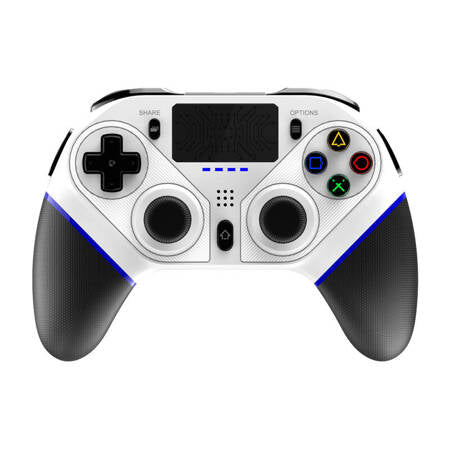 IPega Ninja PG-P4010B Trådlös Handkontroll / GamePad PS4 Pekplatta (vit)