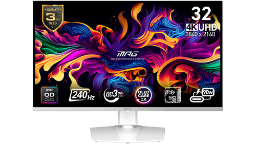 MSI MPG 321URXW QD-OLED – produktvisning 2