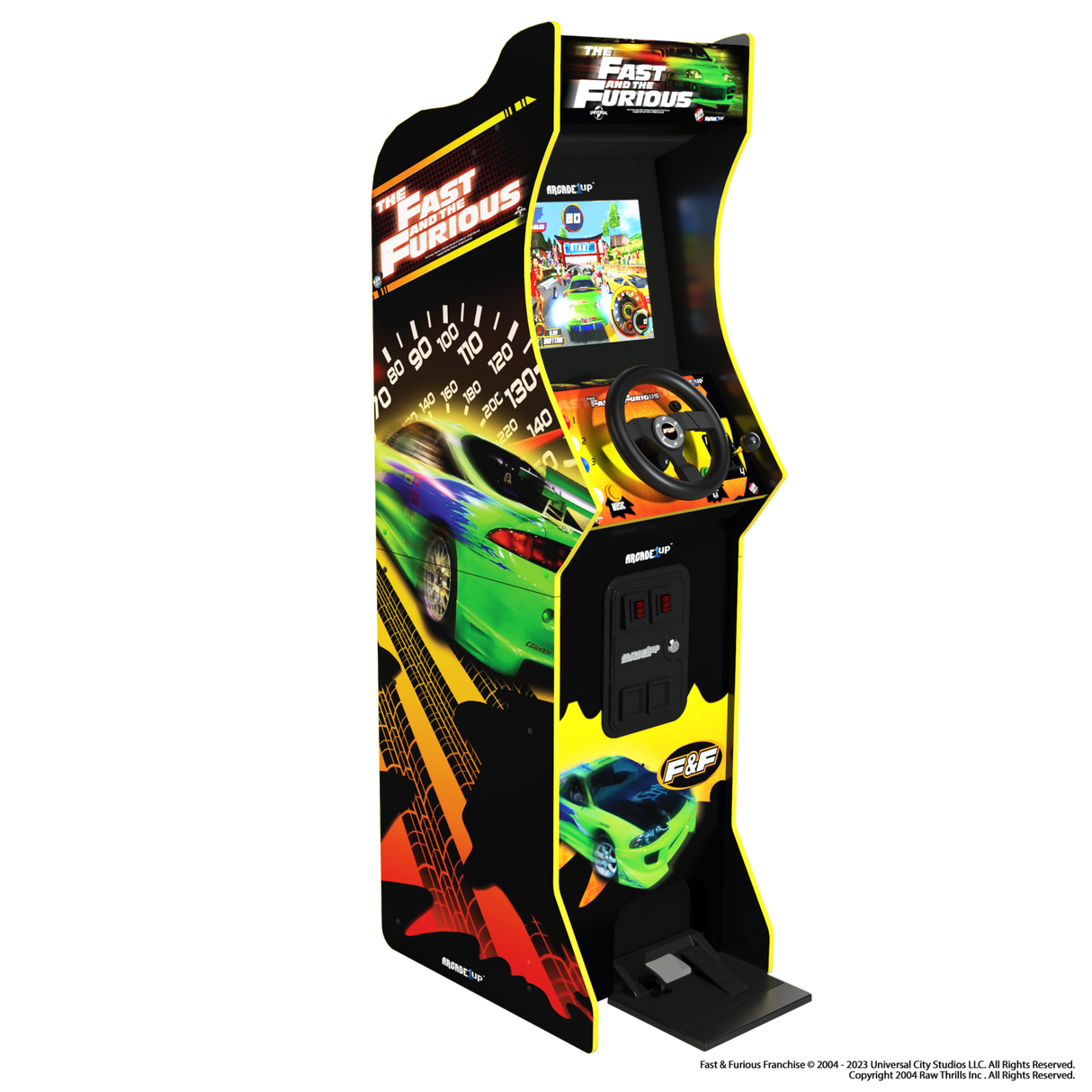 ARCADE 1 UP SNABB OCH RASSIG RACING-ARKADMASKIN