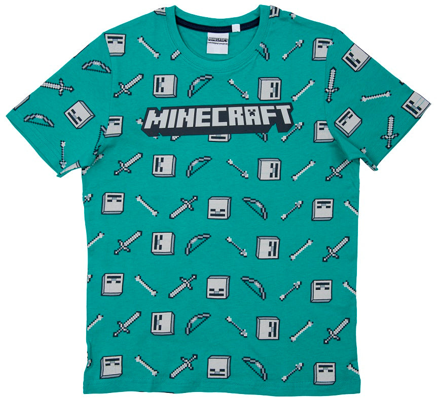 Minecraft T-shirt – Gröna droppar