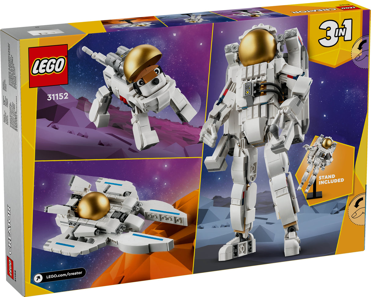 LEGO 31152 Creator 3-i-1 Astronaut In Space Building Leksaksväska