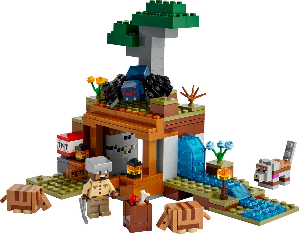 LEGO 21269 Minecraft Bältdjursgruvans Expedition