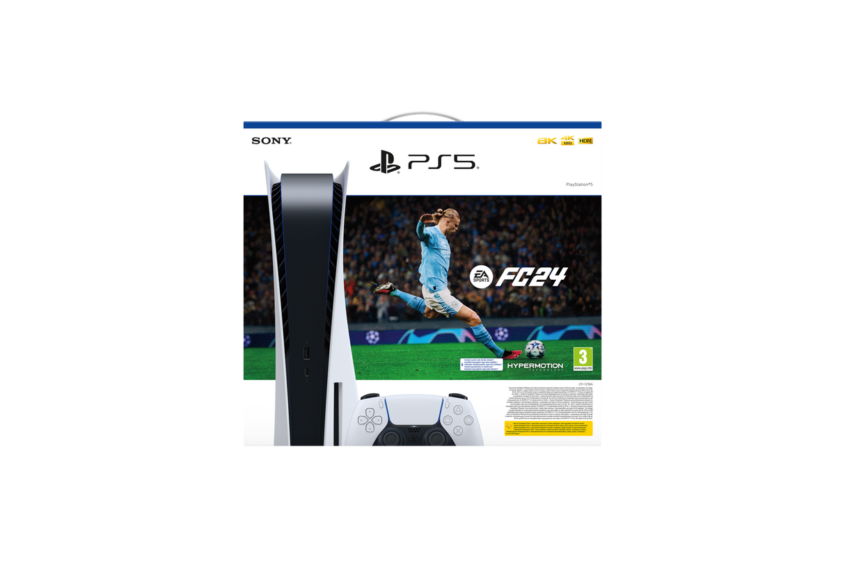PlayStation 5-konsol DISC-modell - EA Sport FC 24-paket