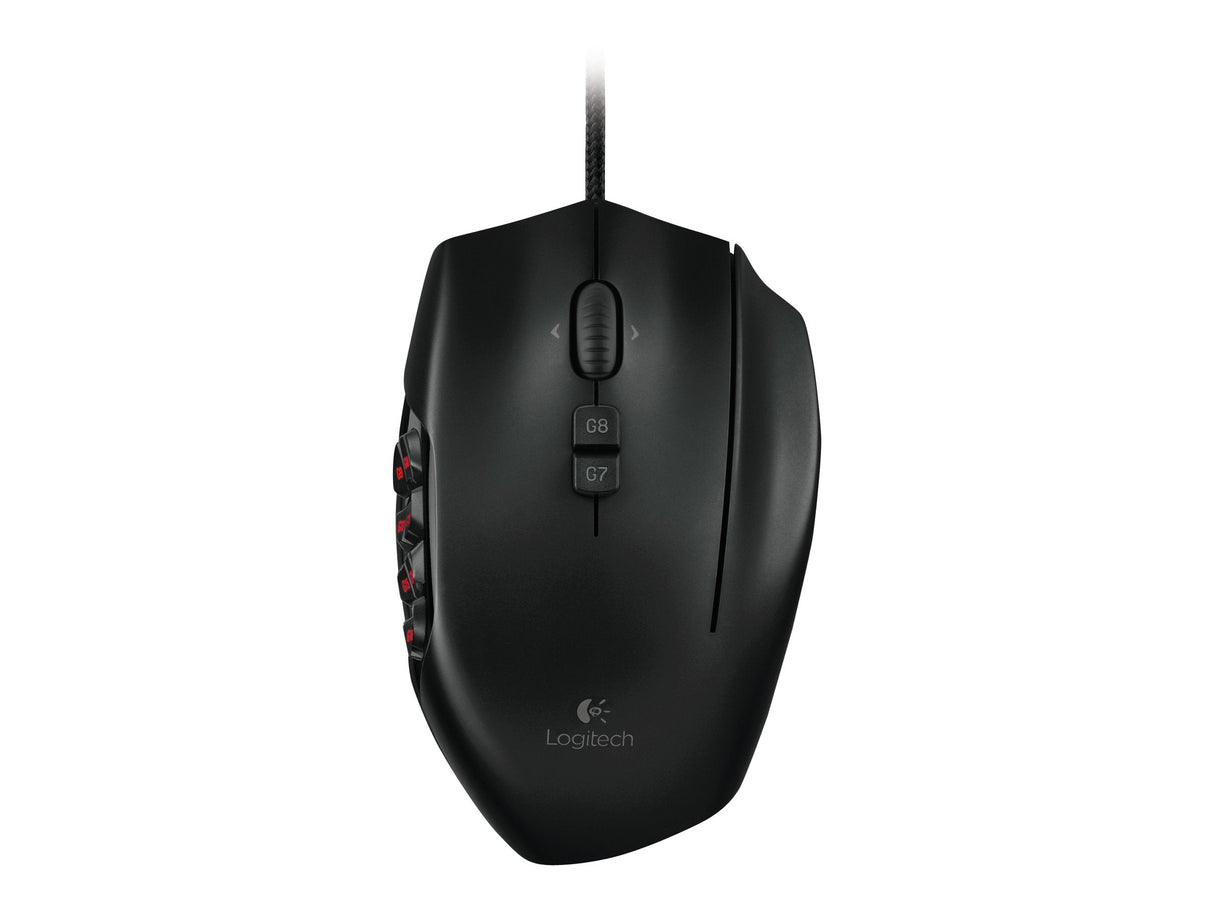 Logitech Gaming Mouse G600 MMO Laserkabel Svart