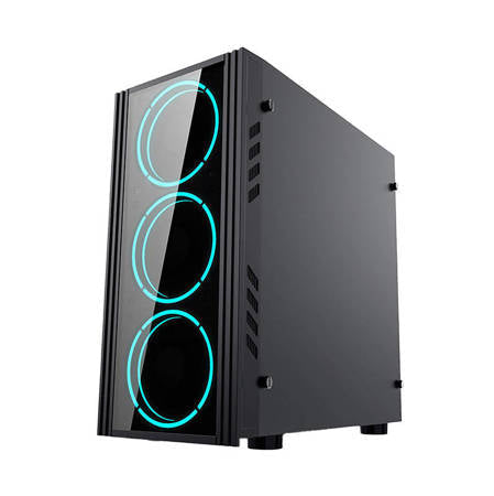 Datorfodral Aigo Black Technology Mini Micro-ATX (svart)