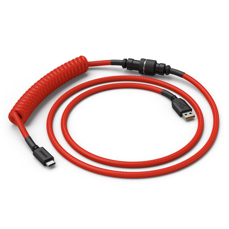 Glorious Coil Cable - Crimson Red