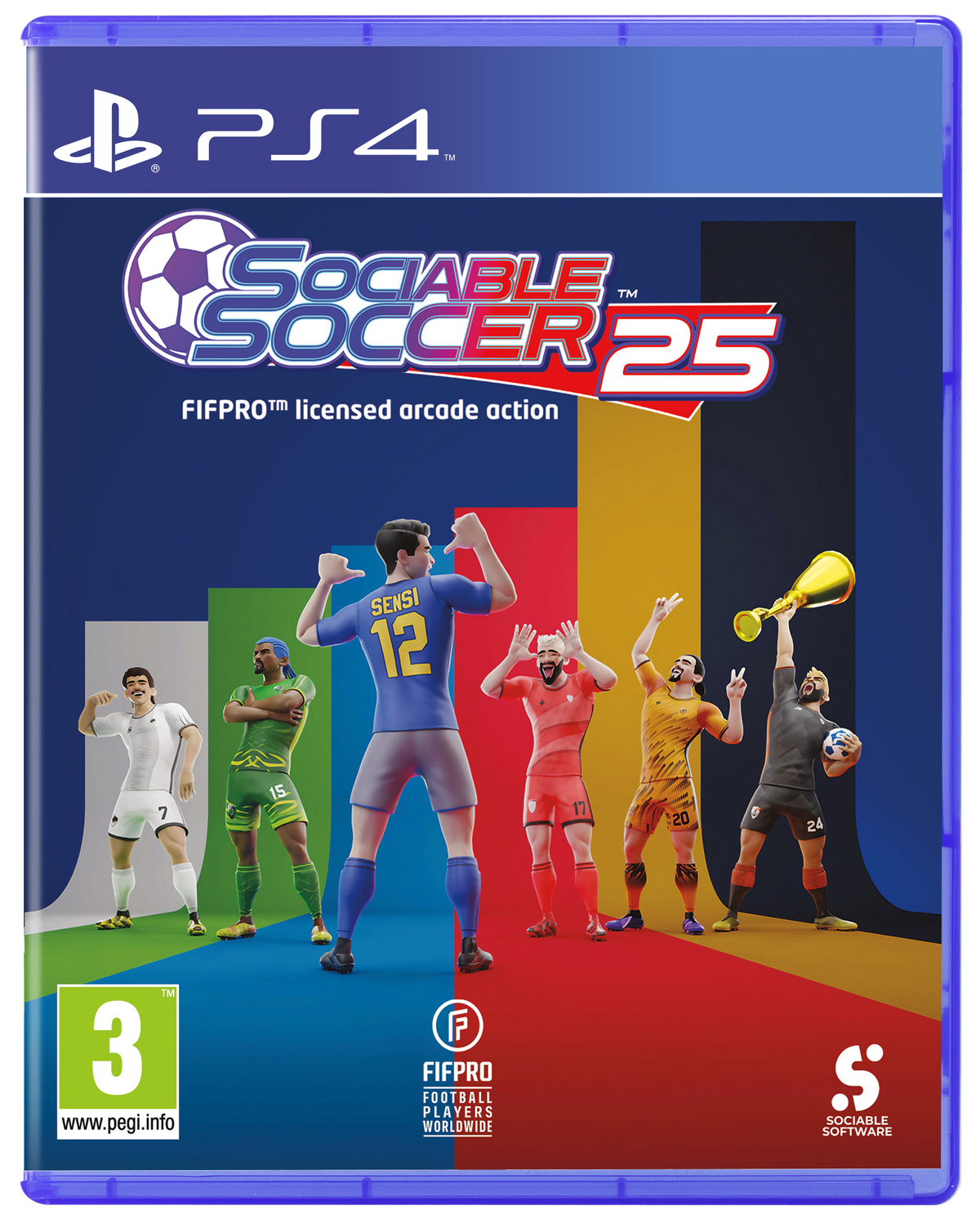 Sociable Soccer 25 – PlayStation 4 – spilomslag
