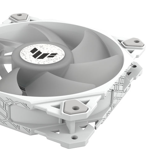 ASUS TUF Gaming TF120 ARGB case fan White Edition 3IN1 – kabinetblæser – Hvid – 3-pak