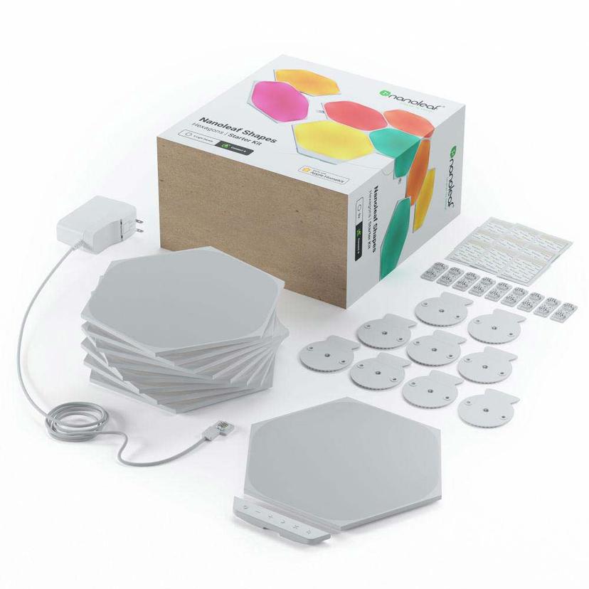 Nanoleaf - Former - Hexagons Starter Kit - 9 Paneler