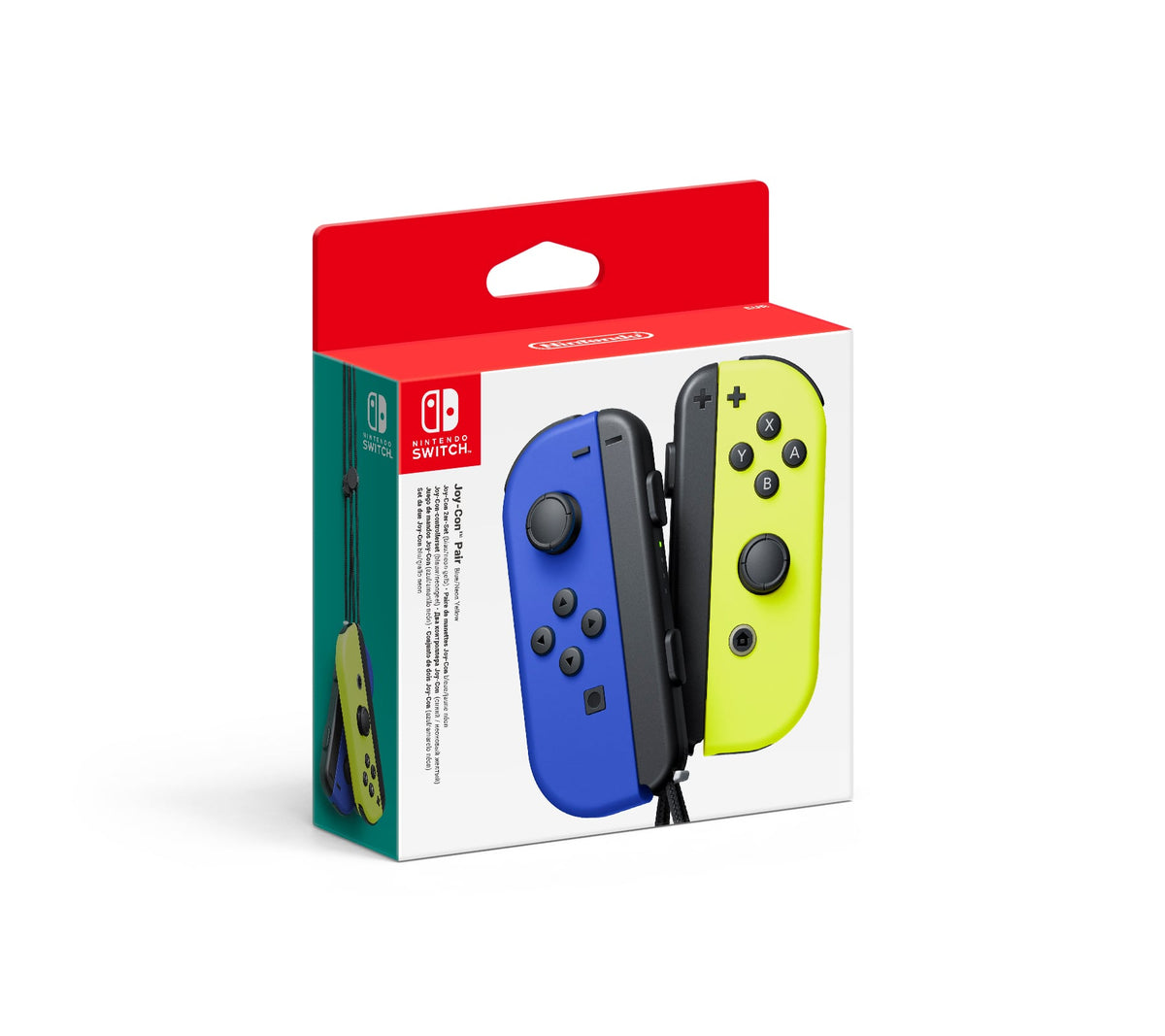 Nintendo Joy-Con par Blå/Neongul Nintendo Switch – Emballage