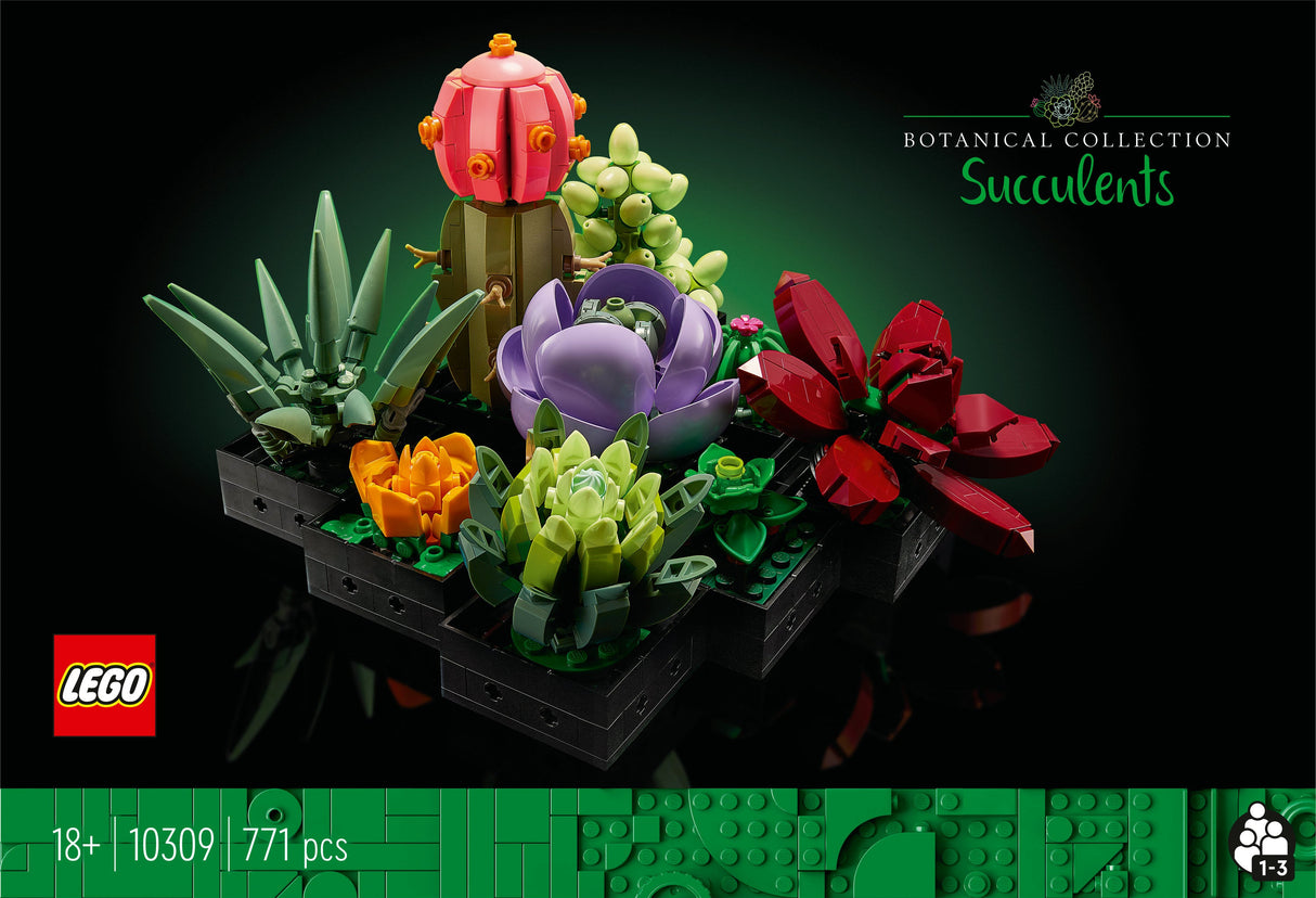 LEGO 10309 Ikoner Suckulenter Konstruktion Leksak