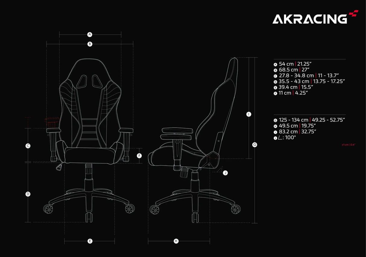 AKRacing Core SX Svart