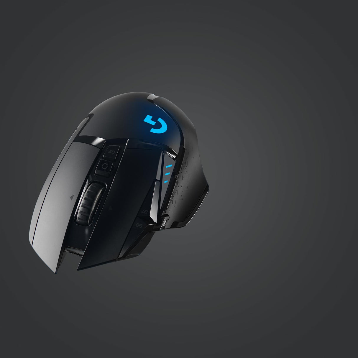 Logitech G502 Lightspeed Wireless - Spelmus - Svart