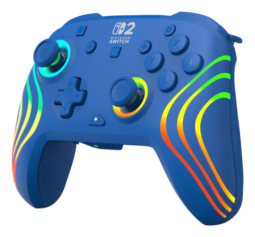Turtle Beach Afterglow Wave Wireless – Switch, blå – Set skråt fra højre