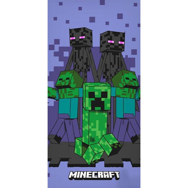 Minecraft Creeper Towel - 70 x 140cm