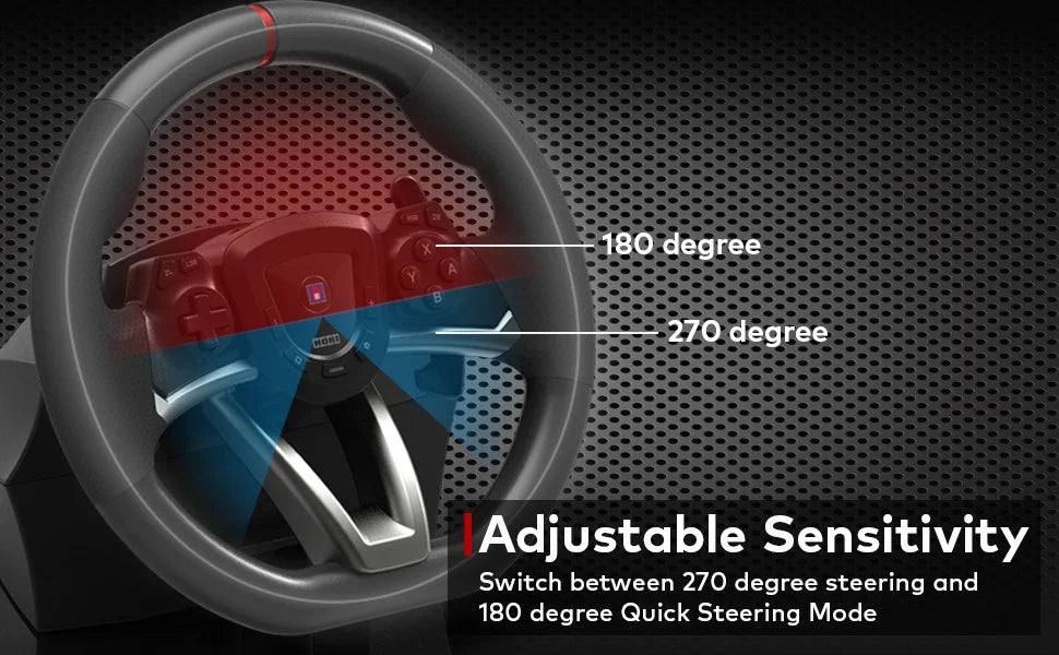 HORI - Racing Wheel Pro Deluxe + 7-växlad Racingväxelpaket För PC (Windows 11/10)