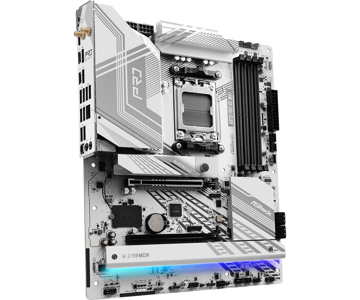 ASRock X870 PRO RS WiFi Motherboard ATX AM5 Socket DDR5 ASRock