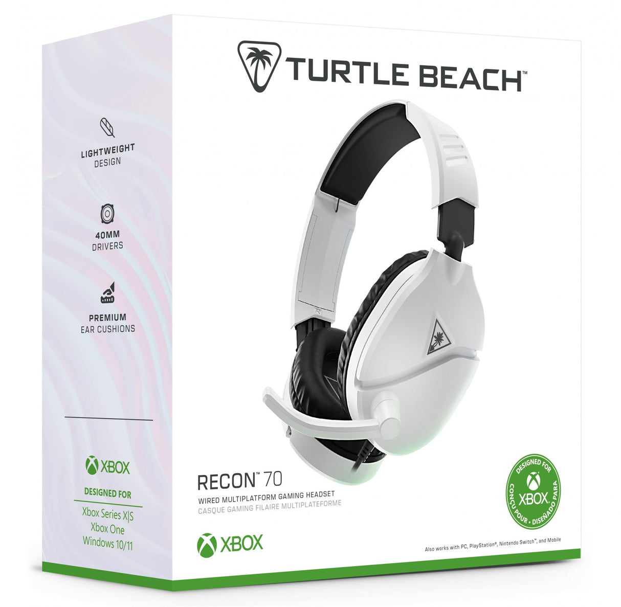 Turtle Beach Recon 70 White (2024) Xbox X-headset