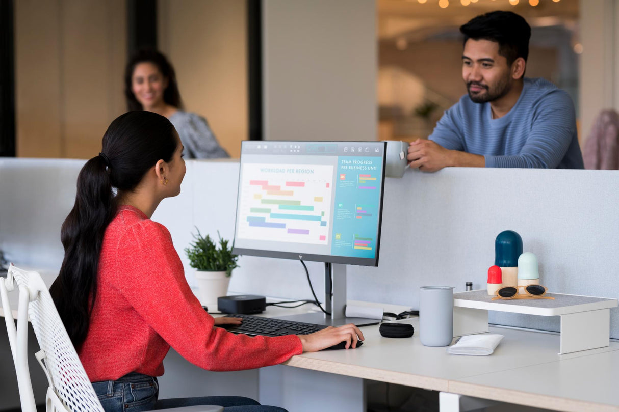 HP E24 G4 23.8 1920 X 1080 VGA (HD-15) HDMI DisplayPort 60Hz Pivot-skärm (utan Stativ)