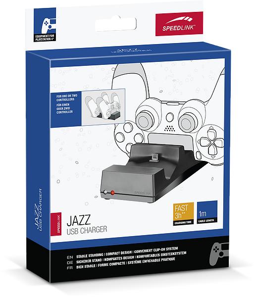 Speedlink - JAZZ USB-laddare - För PS4, Svart