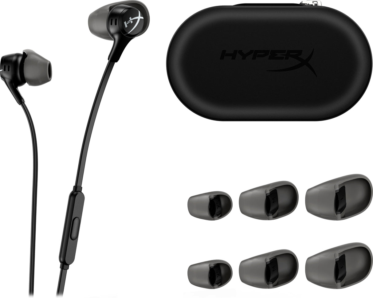 HyperX Cloud Earbuds II Kablingsanslutna Öronproppar Svart