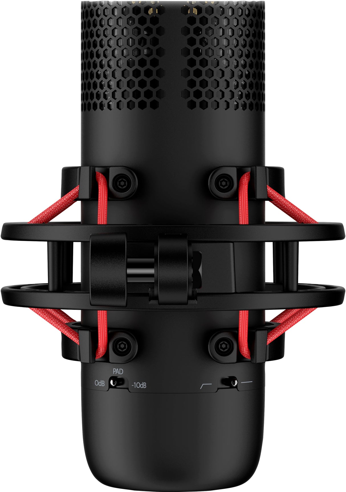 HyperX ProCast Mikrofonkabel -38dB Cardioid Svart Röd