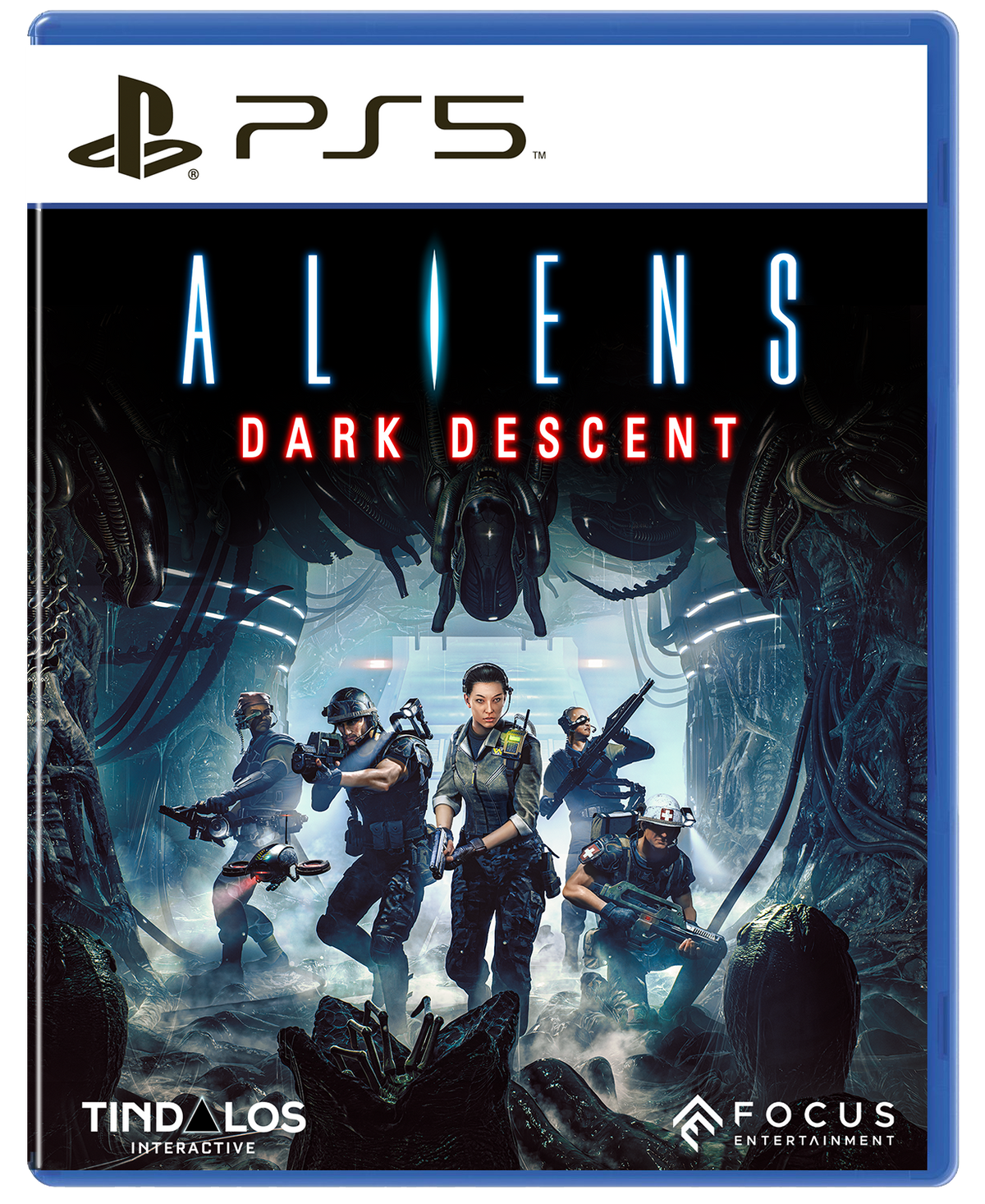 Aliens: Dark Descent – PlayStation 5 – spilomslag