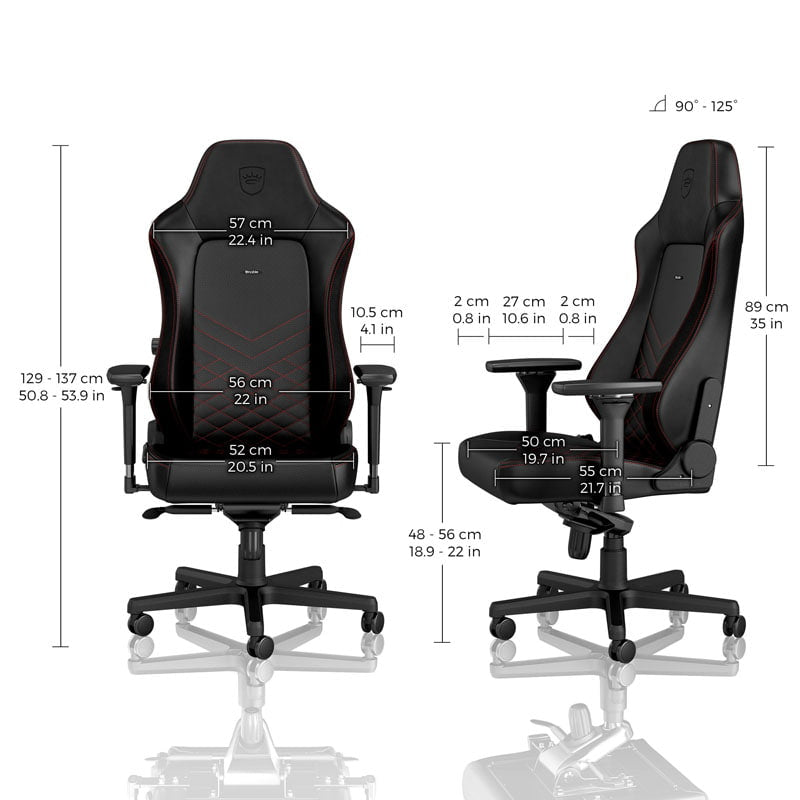 noblechairs HERO Svart/Röd