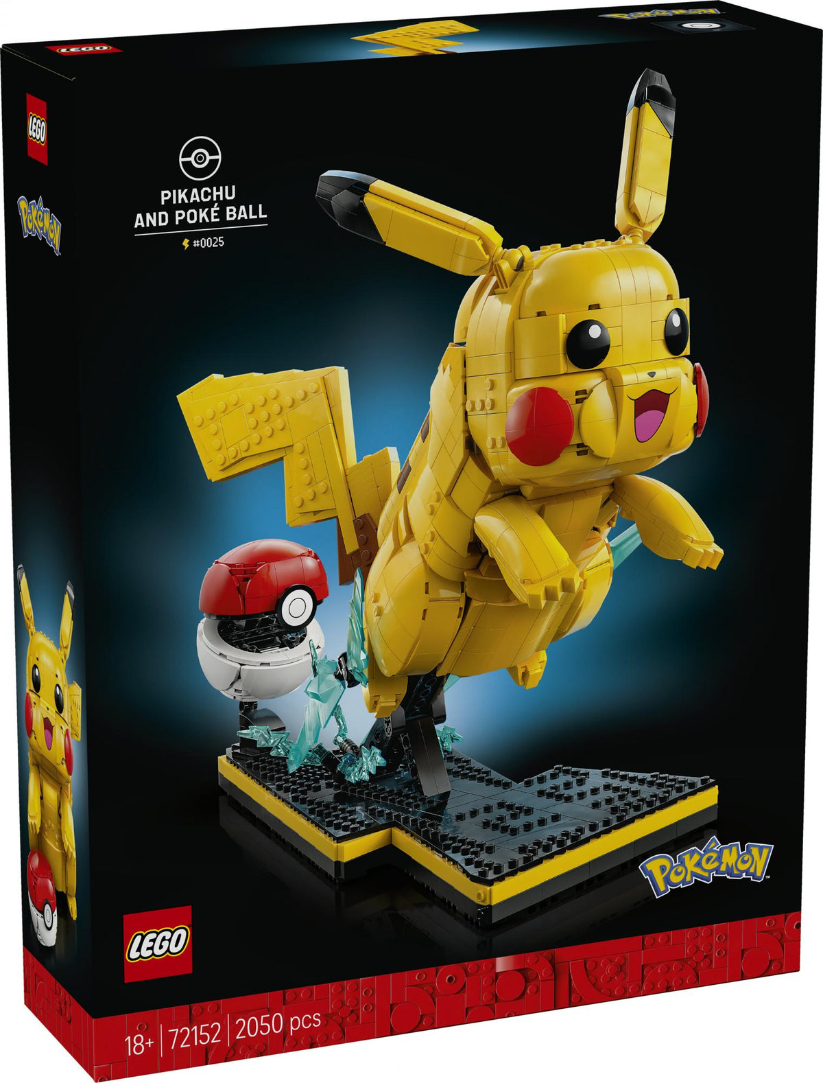LEGO 72152 Pokémon Pikachu and Poké Ball LEGO