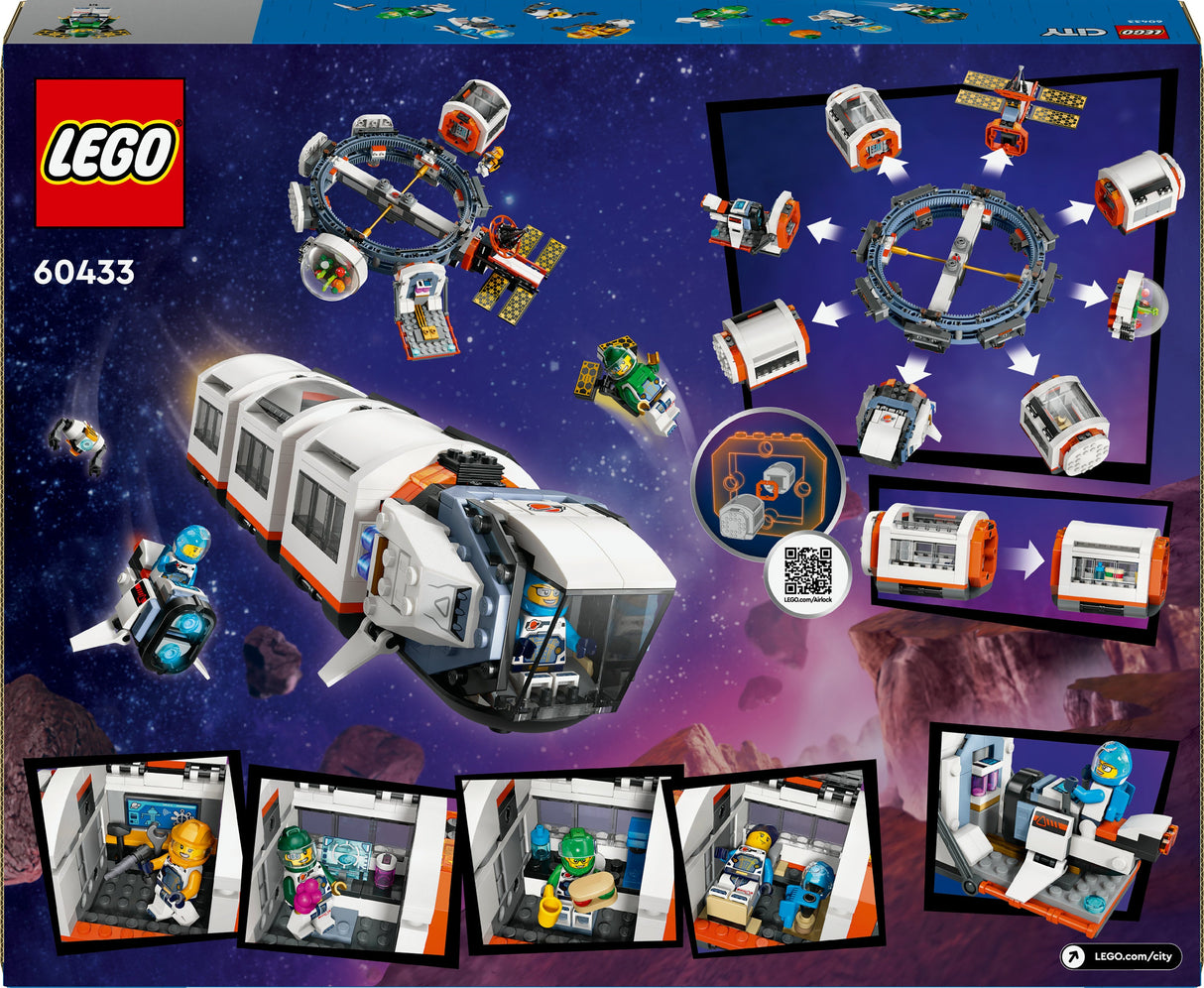 LEGO 60433 City Modular Space Station, Byggleksakssats