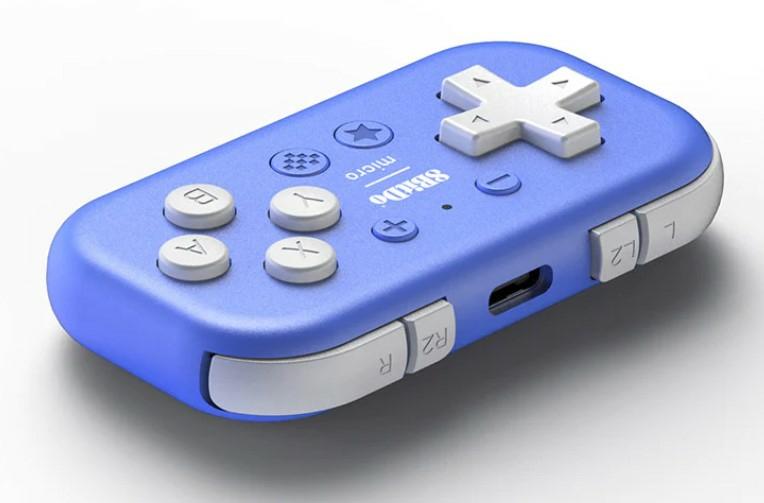 8BitDo Micro Bluetooth Gamepad Blå