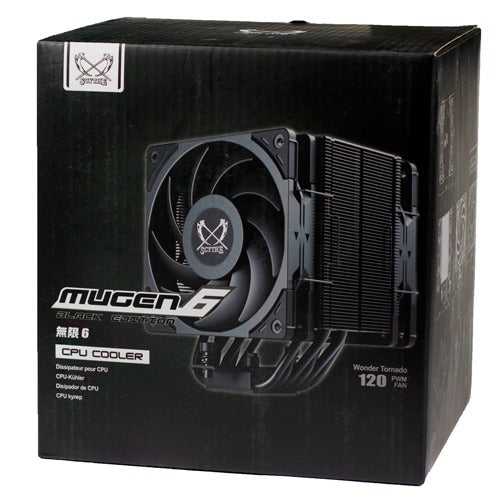 Scythe Mugen 6 Dual Fan Black Edition – CPU-køler – Sort